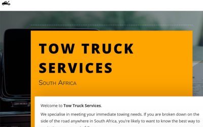 Tow Truck Services | Startup Idea #1