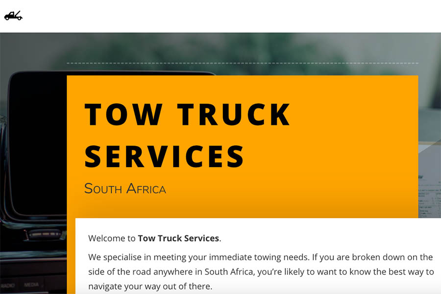 Tow Truck Services | Startup Idea #1